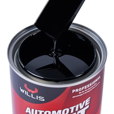 Pintura de reparación de coche negra especial 1K con súper fuerte cobertura, pintura para carrocería hecha de resina acrílica
