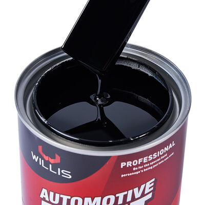 Venta caliente 1K Resina de Acrílico Negro Económico Pintura de reparación de automóviles Disminuidor de alto rendimiento y recubrimiento líquido para automóviles