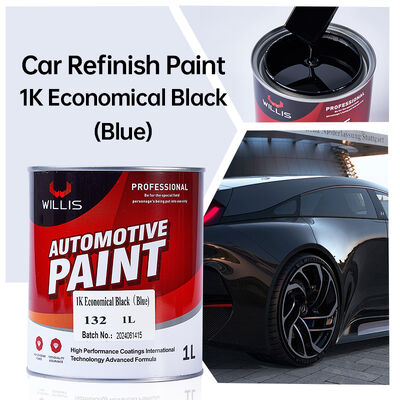 Venta caliente 1K Resina de Acrílico Negro Económico Pintura de reparación de automóviles Disminuidor de alto rendimiento y recubrimiento líquido para automóviles