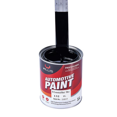 Venta caliente 1K Resina de Acrílico Negro Económico Pintura de reparación de automóviles Disminuidor de alto rendimiento y recubrimiento líquido para automóviles