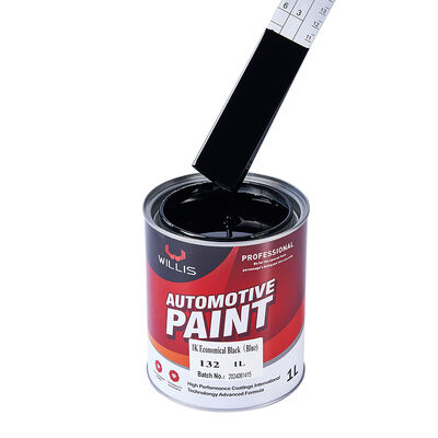 Venta caliente 1K Resina de Acrílico Negro Económico Pintura de reparación de automóviles Disminuidor de alto rendimiento y recubrimiento líquido para automóviles