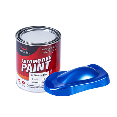 Pintura de acabado de coche estándar de fórmula avanzada 1k color azul, pintura de coche de litro