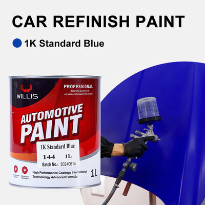 Pintura de acabado de coche estándar de fórmula avanzada 1k color azul, pintura de coche de litro