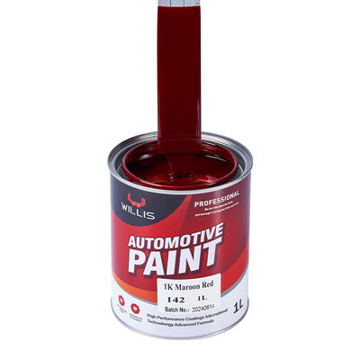 China Proveedor de pintura de automóviles Restaurar secado rápido 1k Marrón Rojo Reparación de automóviles y refinar diluyente de pintura