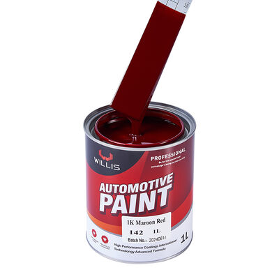 China Proveedor de pintura de automóviles Restaurar secado rápido 1k Marrón Rojo Reparación de automóviles y refinar diluyente de pintura