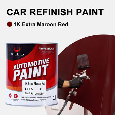 Pintura de protección de automóviles de alta calidad 1k Extra Marrón Rojo Pintura de acabado de automóviles Pintura de automóviles