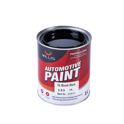Relleno y recubrimiento decorativo para carrocería de pintura acrílica para automóviles negro azulado de 1k
