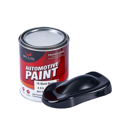 Relleno y recubrimiento decorativo para carrocería de pintura acrílica para automóviles negro azulado de 1k