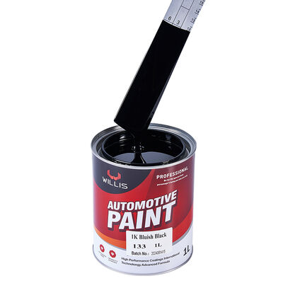 Relleno y recubrimiento decorativo para carrocería de pintura acrílica para automóviles negro azulado de 1k