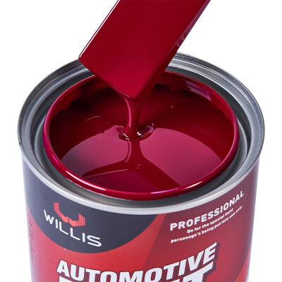 Resina Acrílica Líquida Roja Rosa de Un Componente 1K Pintura Automotriz de Color Sólido Pintura de Repintado Automotriz y Recubrimiento Automotriz de China