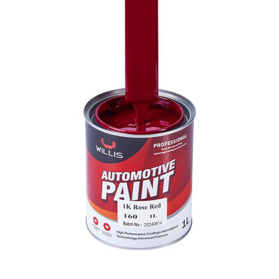 Resina Acrílica Líquida Roja Rosa de Un Componente 1K Pintura Automotriz de Color Sólido Pintura de Repintado Automotriz y Recubrimiento Automotriz de China