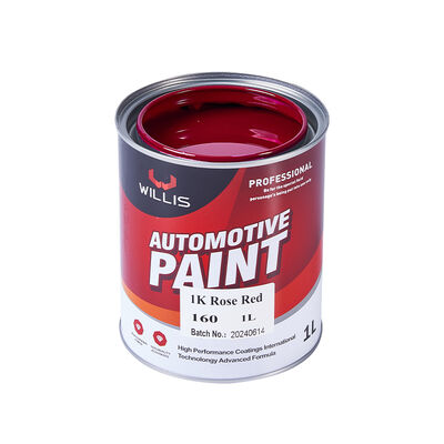 Resina Acrílica Líquida Roja Rosa de Un Componente 1K Pintura Automotriz de Color Sólido Pintura de Repintado Automotriz y Recubrimiento Automotriz de China
