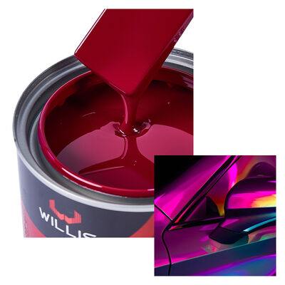 Resina Acrílica Líquida Roja Rosa de Un Componente 1K Pintura Automotriz de Color Sólido Pintura de Repintado Automotriz y Recubrimiento Automotriz de China