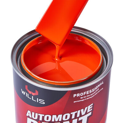 WILLIS 1K Pintura de aerosoles para automóviles de color naranja de un componente para automóviles Refinado de resina acrílica Revestimiento líquido de color sólido 1K Color China