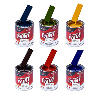1K/2K Auto Refinish Coating Paint Liquid Acrylic Resin Car Repair Spray with Thinner Vehicle Paint Application