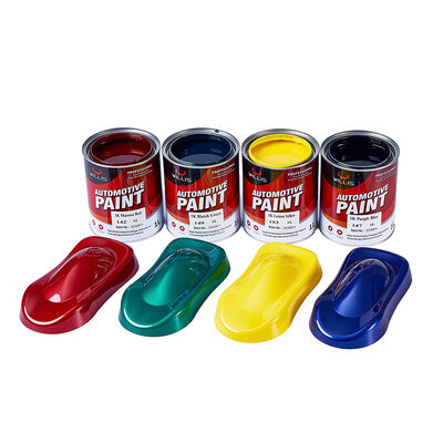 1K/2K Auto Refinish Coating Paint Liquid Acrylic Resin Car Repair Spray with Thinner Vehicle Paint Application