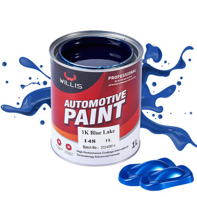 Auto Paint Refinish Coating Blue Lake 1K Basecoat Lacquer Automotive Solid Color Body Lacquer Repair Acrylic Resin Coating