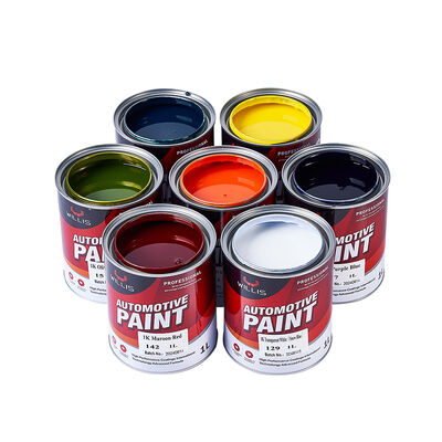 Willis Auto Repair Coating & Paint 1K Basecoat Extra Maroon Red Acrylic Resin for Car Refinish Auto Refinish Automotive Paint