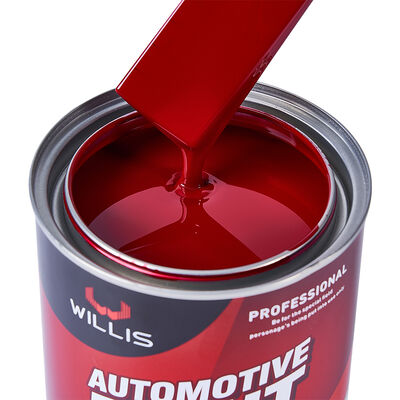 Basecoat 1K de alto rendimiento de color sólido puro, pintura de fábrica para automóviles con tonos metálicos acrílicos para repintado de automóviles