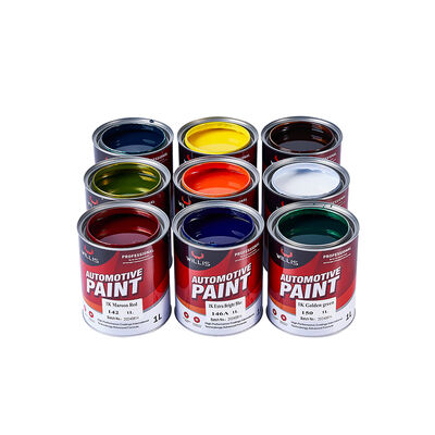 WILLIS 1K Pintura de Color para Plástico Recubierto de Automóviles en Resina Acrílica 1K con Pintura Premium Extra Negra 1K para Pintura de Recubrimiento de Vehículos