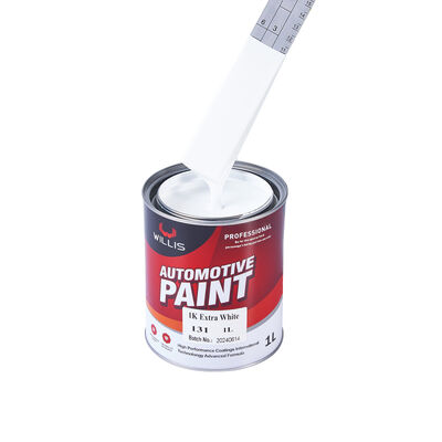 Advanced 1K Acrylic Resin White Paint for Automotive Repair High Concentration Liquid Coating Car Color Master Paint