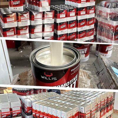 High Quality 1K Silver Metallic Car Paint Clear Coat Acrylic Resin Body Filler and Thinner for Car Body Repair &car Repair Paint