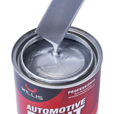 1K Acrylic Silver Auto Paint Single Component Resin Liquid Coating for Automotive Repair Moderate Brightness Spray Application