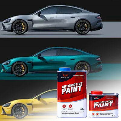 Willis Alto Sólido 2K Acrílico Automotriz Coat Clear Matte UV Lácteo líquido Reparación de automóviles Refinado Revestimiento de plástico automotriz