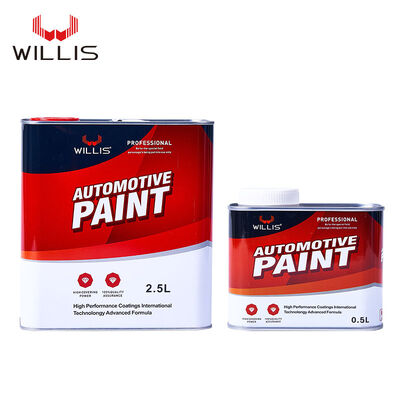 Bajo MOQ y muestra gratuita Kit de pintura de automóviles metálicos de alta calidad de China Fábrica: Basecoat, 2K Clear Coat con endurecedor para reparación