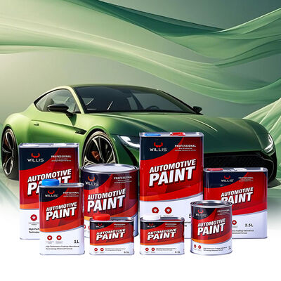 High Quality WILLIS Automotive 2K Car Spray Paint Lacquer Liquid Coating High Gloss Repair Plastic Boat Paint