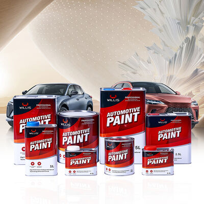 High Quality WILLIS Automotive 2K Car Spray Paint Lacquer Liquid Coating High Gloss Repair Plastic Boat Paint