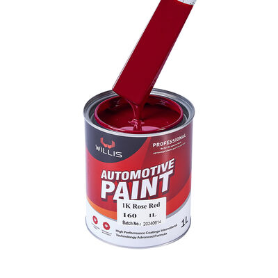 1K de alto rendimiento rosa rojo acrílico de automóviles encapsulado de venta caliente de pintura de automóviles de un solo componente de fábrica de recubrimiento y diluidor de pintura incluido