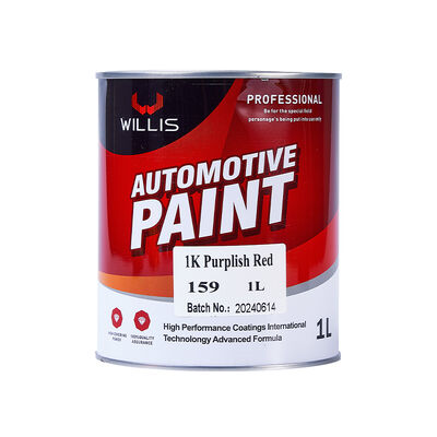 Diluyente de pintura para automóviles 1K púrpura rojo directo de fábrica, agente de curado líquido para pintura y reparación de recubrimientos de color de vehículos