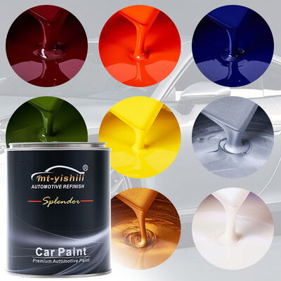 High Quality 1K Black Acrylic Coating , Automotive Refinishing Wholesale Price, 1L/4L Sizes