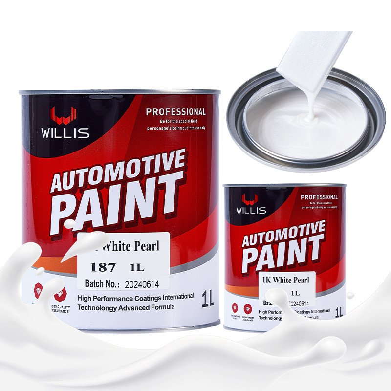 Acrílico Flash Perla clara pintura automotriz alta sólida rápida seca Perla blanca pintura para automóviles pintura acrílica laca