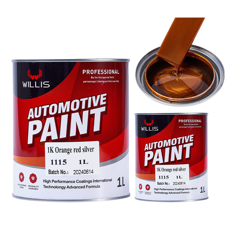 Pintura para automóviles de plata mate para parachoques de plástico Pintura metálica para automóviles Pintura de pulverización