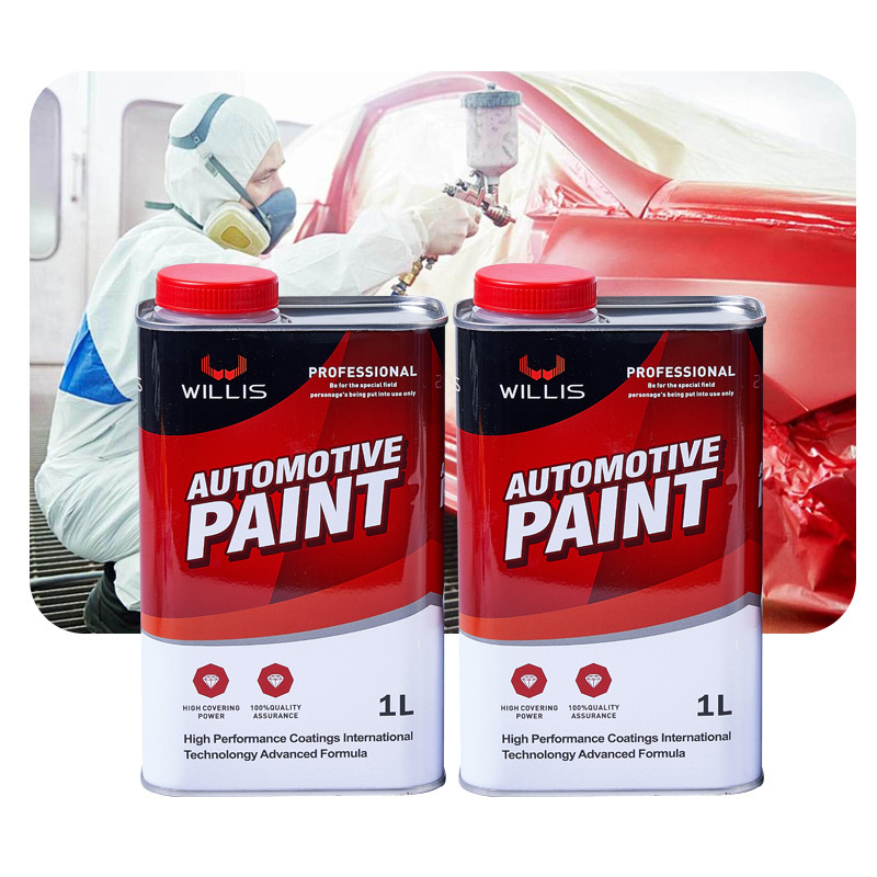 Coche 2k Reparación de rasguños claros Pintura acrílica industrial endurecedor 2k Topcoat Pinturas de aerosoles de automóviles Pintura de automóviles de alto brillo