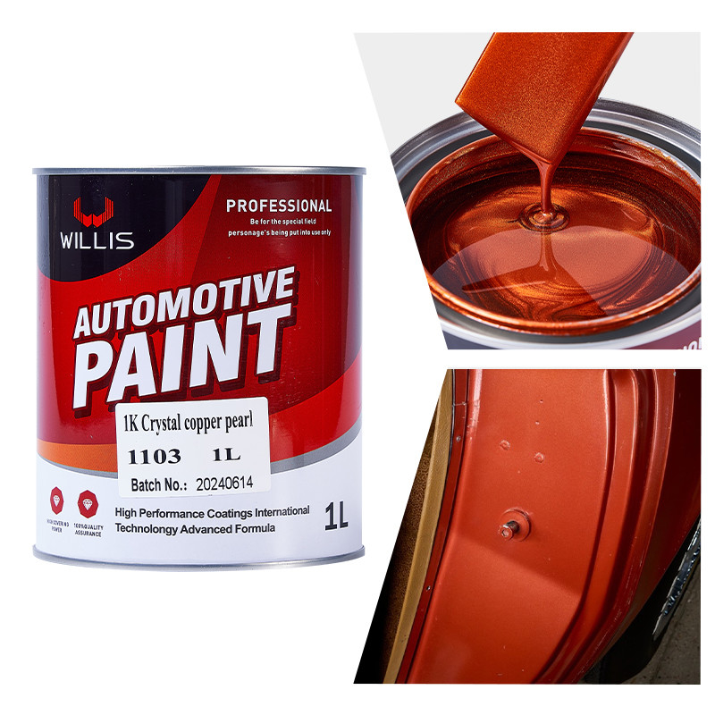 Pintura para automóviles no tóxica de perla azul de medianoche, pintura de automóviles Rustoleum líquido, pintura de color 2K / 1K, pintura de perla 1K