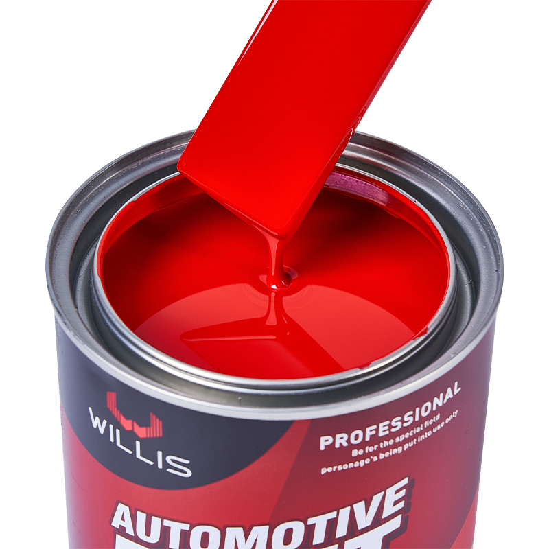 Fácil de construir 2k pintura de rojo de aerosol para protección de automóviles Alta dureza 1l / 4l por lata