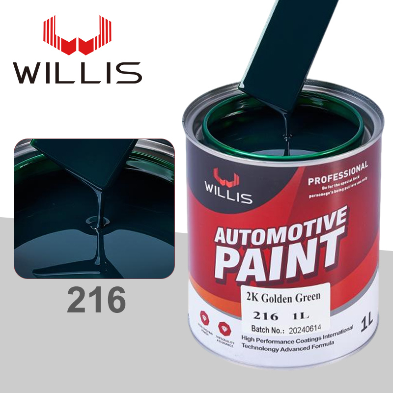 Willis Brand Customizable Color 2k Solid Paint With Acrylic Resin For High Gloss Automotive Finishes,Car Paint Thinner/Hardener