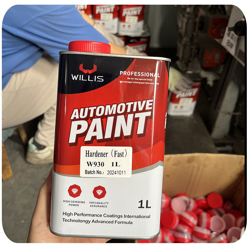 Calidad alta de pintura para automóviles endurecedor de resina acrílica barniz endurecedor de alta marca Willis endurecedor al por mayor