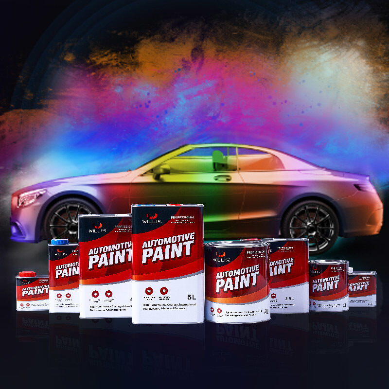 Venta al por mayor WILLIS 1K & 2K Basecoat Acrílico Colorido Barco Líquido y pintura automotriz para aplicaciones de aerosoles de automóviles y electrodomésticos