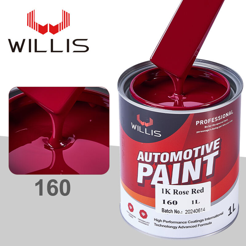 Ventas directas de fábrica WILLIS 1K pintura de color recubrimiento líquido para automóviles pintura de barcos reparación de automóviles basecoat recubrimiento de plástico