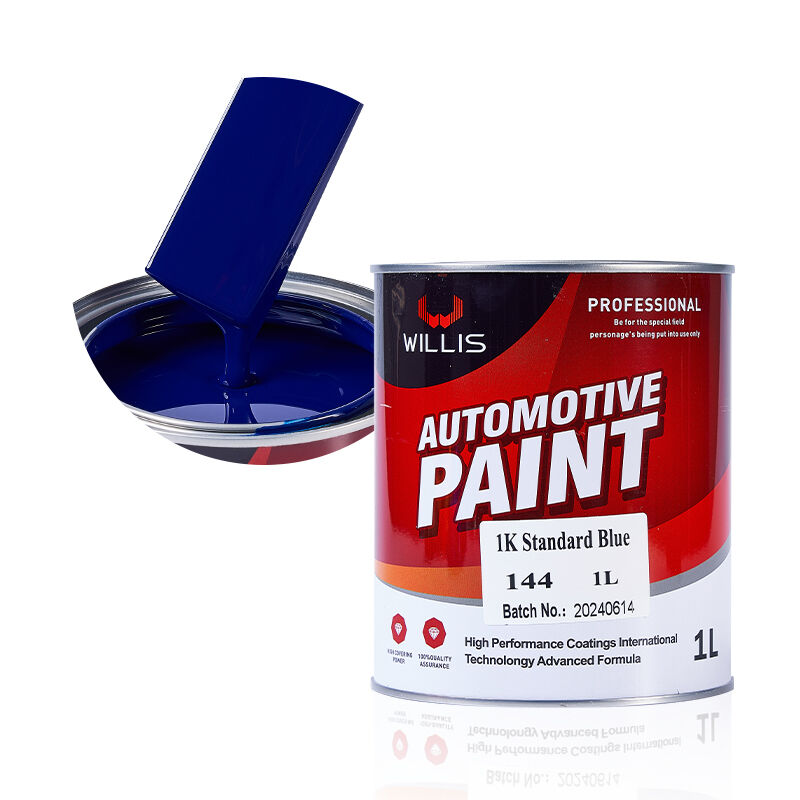 Fabrica directa 1K Ultra-bajo precio Azul resina acrílica de un solo componente pintura líquida de reparación de automóviles