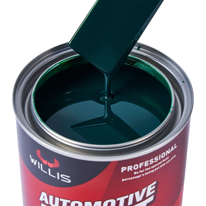 Basecoat sólido de recubrimiento automático 1K verde dorado fabricado en China, pintura acrílica para reparación de automóviles 1K 2K