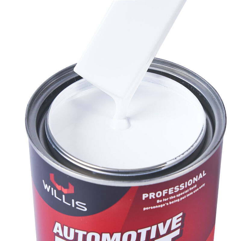 Buen precio Base extra blanca de reparación de automóviles recubrimiento 1k pintura de resina acrílica con más delgada pintura de acabado de automóviles de alta calidad