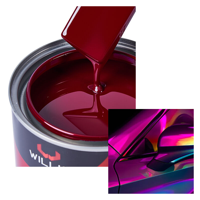 Pintura de recubrimiento de resina acrílica de automóviles multicolor al por mayor, endurecedor para plásticos y pintura de automóviles