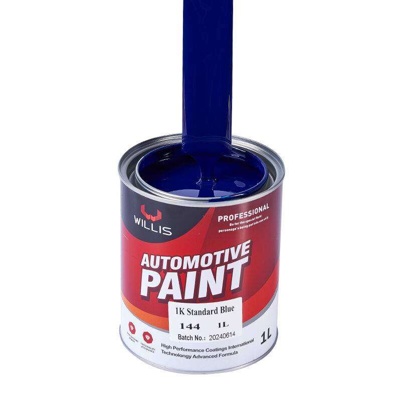 Pintura de acabado de coche estándar de fórmula avanzada 1k color azul, pintura de coche de litro