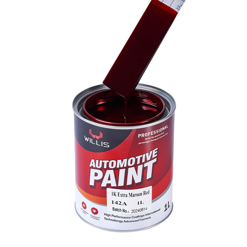 Pintura de protección de automóviles de alta calidad 1k Extra Marrón Rojo Pintura de acabado de automóviles Pintura de automóviles