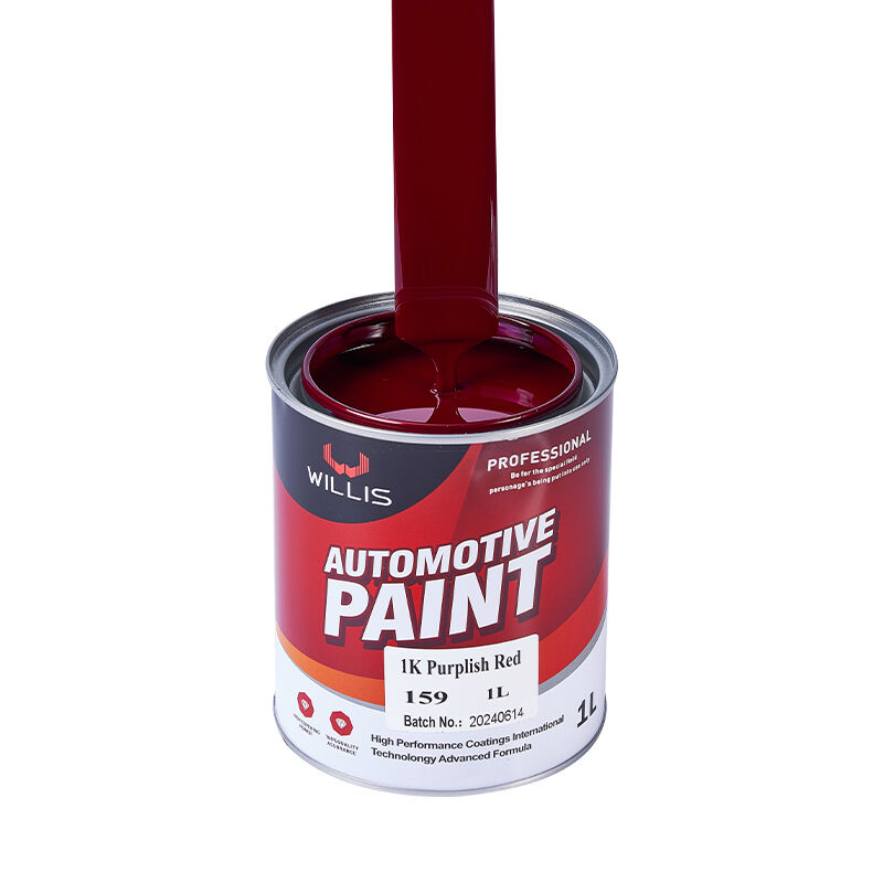 Diluyente de pintura para automóviles 1K púrpura rojo directo de fábrica, agente de curado líquido para pintura y reparación de recubrimientos de color de vehículos